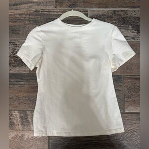 SKIMS Cream Short Sleeve Tee